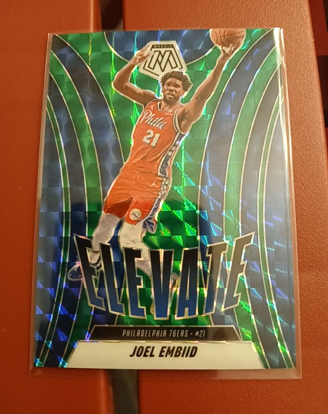 2024-25 Panini Mosaic #23 Joel Embiid Elevate — front