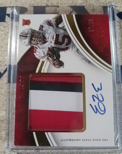 2021 Panini Immaculate Collegiate K.J. Costello Rookie Patch Autograph — front