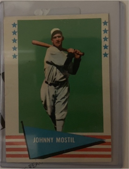 1961 Fleer #64 Johnny Mostil — front
