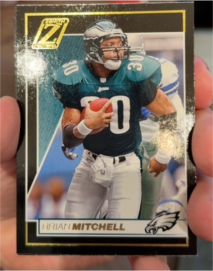 1991 Zenith Football #10 Brian Mitchell — front