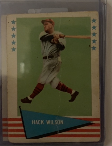 1961 Fleer Baseball #87 Hack Wilson — front
