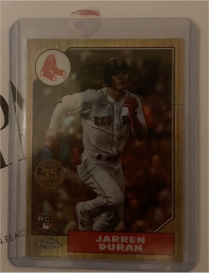 2022 Topps Chrome 1987 Topps #87BC-19 Jarren Duran — front