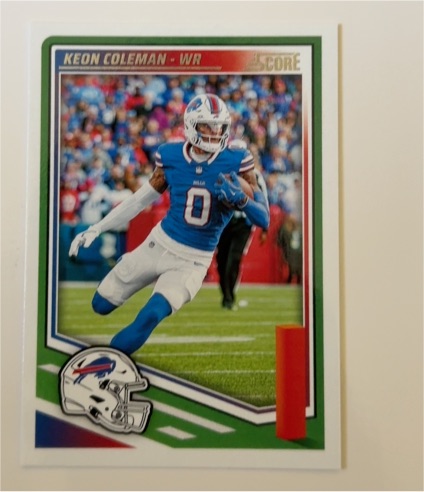 2025 Panini Score #4 Keon Coleman — front