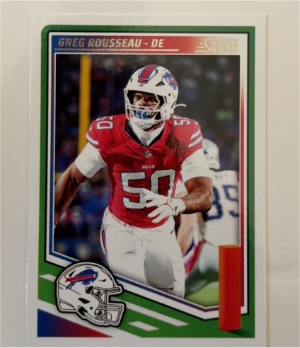 2025 Panini Score #239 Greg Rousseau — front
