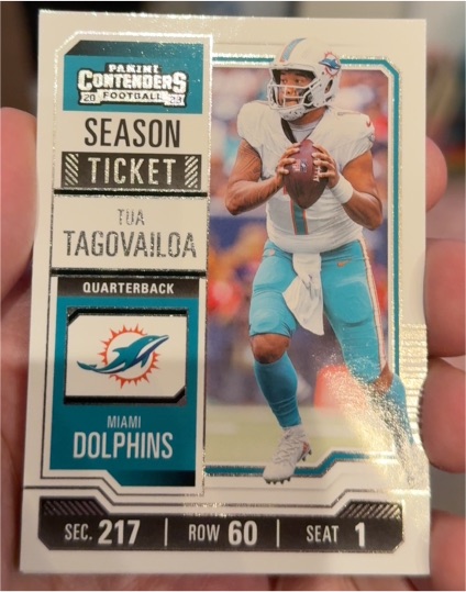 2023 Panini Contenders Season Ticket #64 Tua Tagovailoa — front