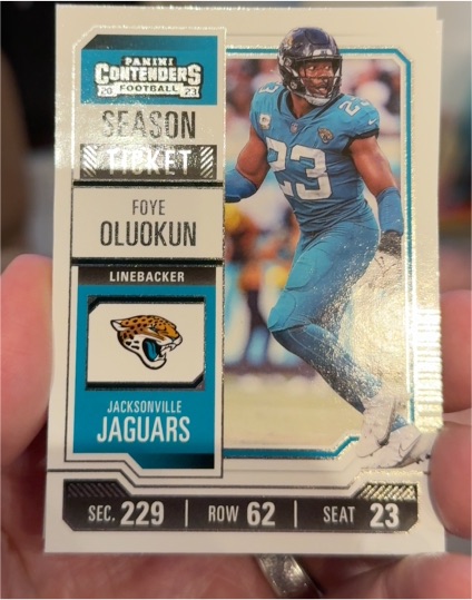 2023 Panini Contenders Season Ticket #46 Foye Oluokun — front