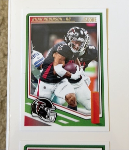 2025 Panini Score #223 Bijan Robinson — front