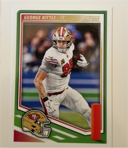 2025 Panini Score #168 George Kittle — front