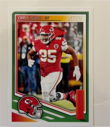 2025 Panini Score #198 Chris Jones — front