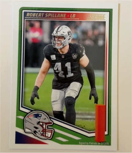 2025 Panini Score #280 Robert Spillane — front