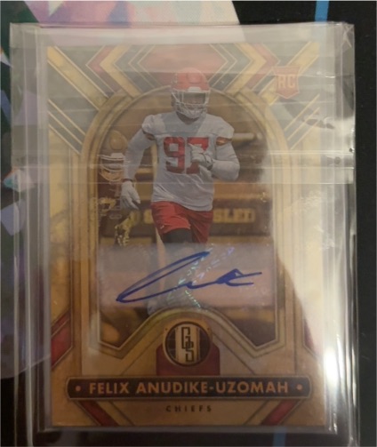 2023 Panini Gold Standard #140 Felix Anudike-Uzomah Rookie Card — front