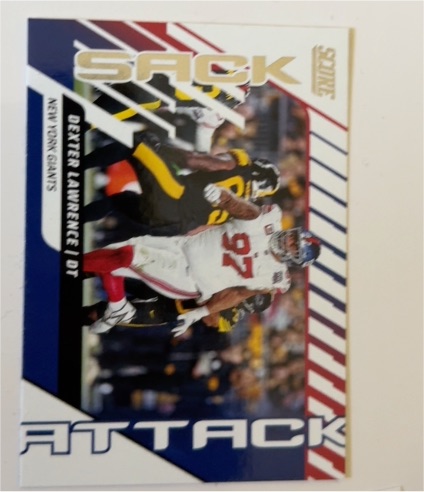 2025 Panini Score Sack Attack #10 Dexter Lawrence — front