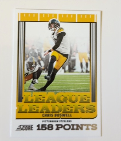 2025 Panini Score League Leaders #6 Chris Boswell — front