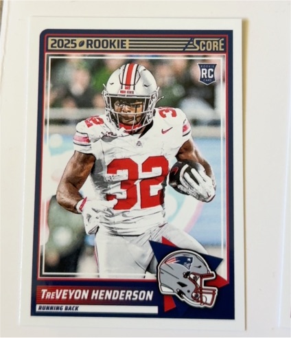 2025 Panini Score #59 TreVeyon Henderson — front