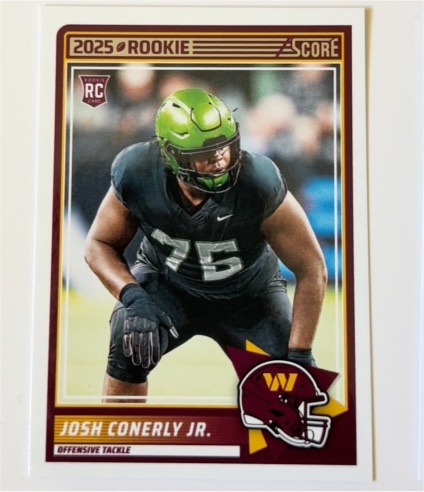 2025 Panini Score #100 Josh Conerly Jr. — front