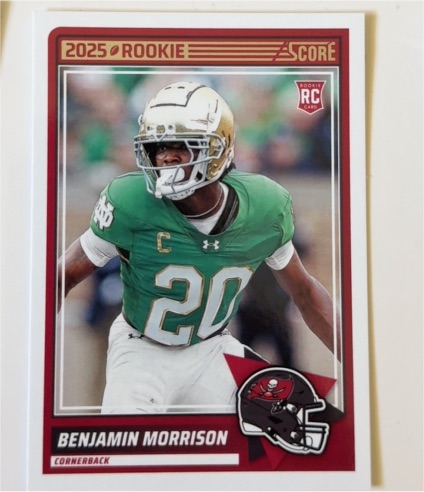 2025 Panini Score #93 Benjamin Morrison — front
