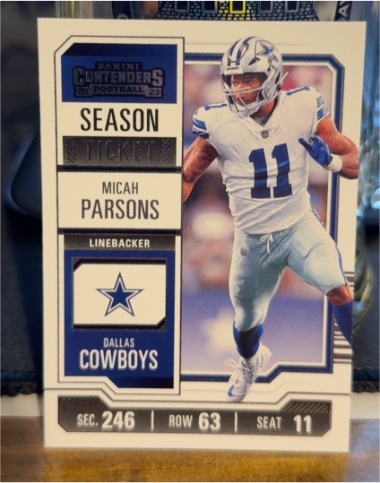 2023 Panini Contenders #29 Micah Parsons — front