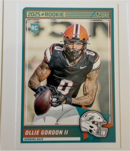 2025 Panini Score #10 Ollie Gordon II — front