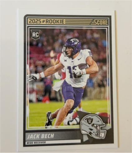 2025 Panini Score #63 Jack Bech — front