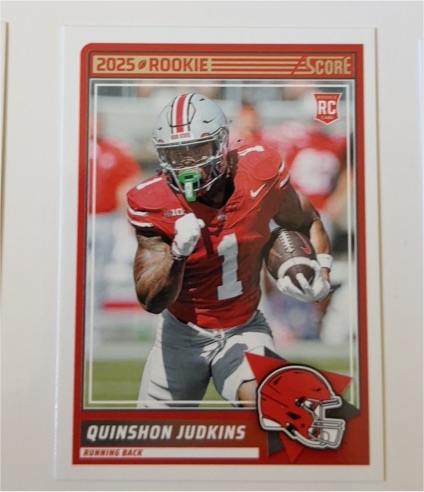 2025 Panini Score #38 Quinshon Judkins Rookie — front