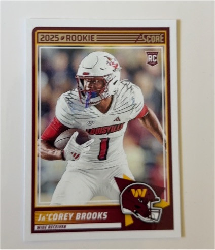 2025 Panini Score #61 Ja'Corey Brooks — front