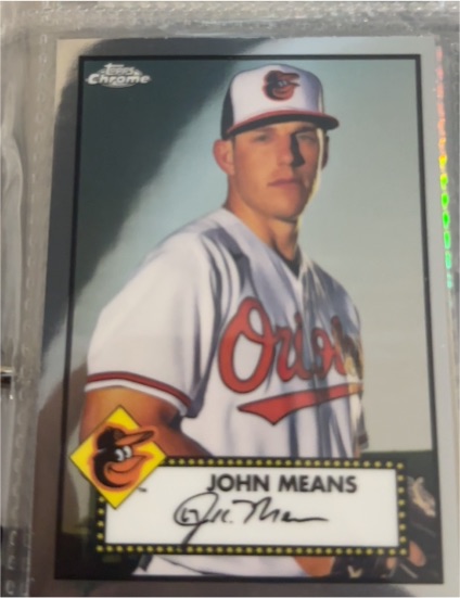 2021 Topps Chrome Platinum Anniversary #358 John Means — front