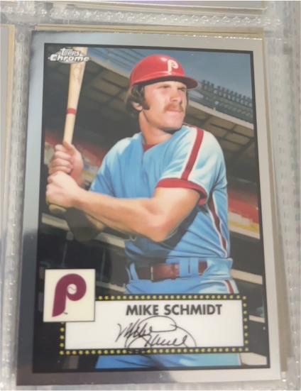 2021 Topps Chrome Platinum Anniversary #504 Mike Schmidt — front