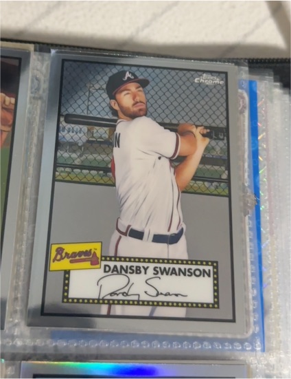 2021 Topps Chrome Platinum Anniversary #241 Dansby Swanson — front