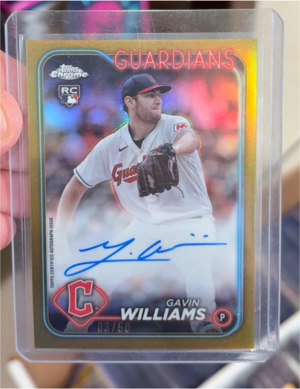 2024 Topps Chrome #RA-GW Gavin Williams — front