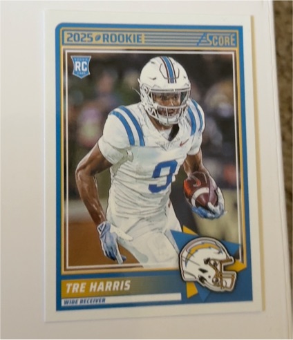 2025 Panini Score #42 Tre Harris — front