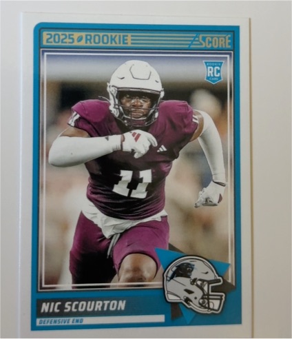 2025 Panini Score #27 Nic Scourton — front