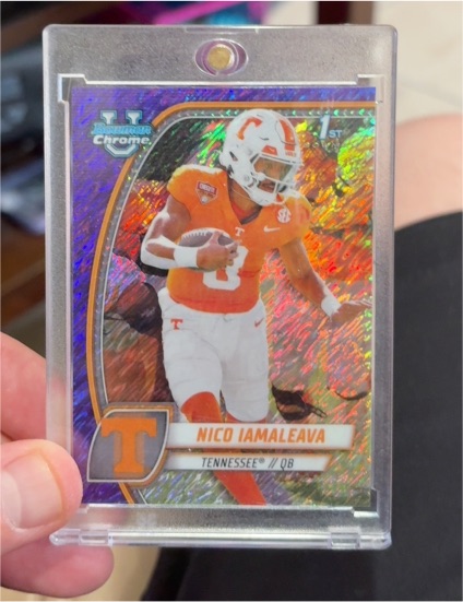 2024 Bowman University Chrome #139 Nico Iamaleava — front