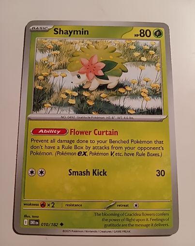 2025 Pokémon SV10: Destined Rivals #010 Shaymin — front