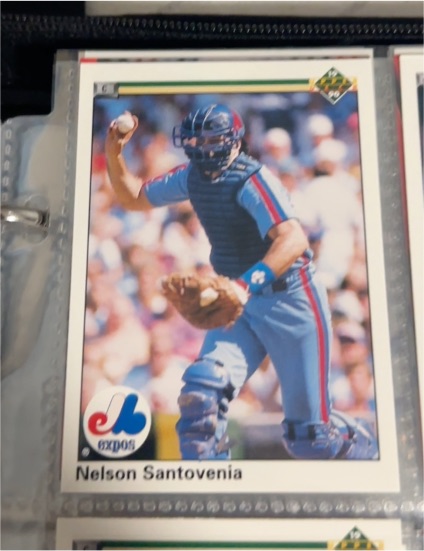 1990 Upper Deck #432 Nelson Santovenia — front