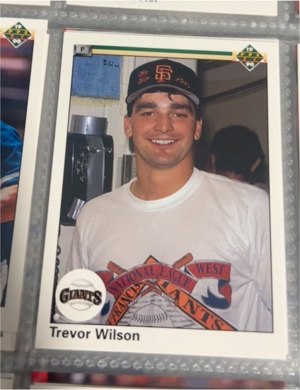 1990 Upper Deck #637 Trevor Wilson — front