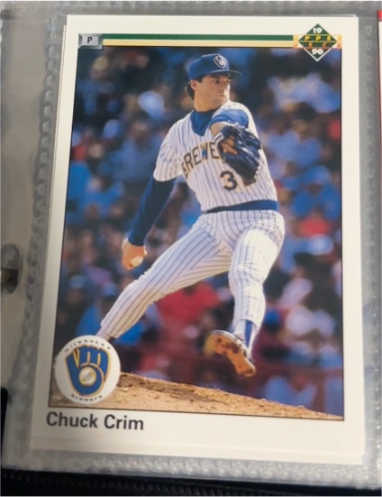 1990 Upper Deck #511 Chuck Crim — front
