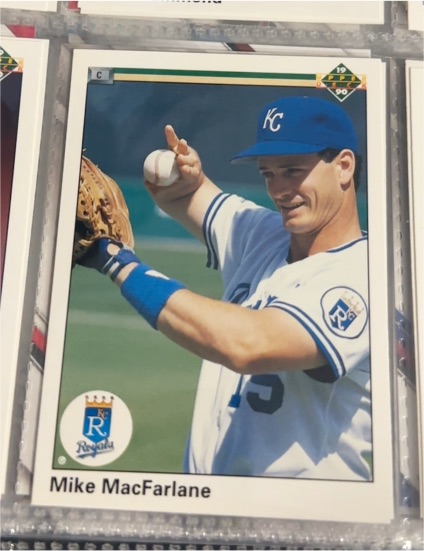 1990 Upper Deck #307 Mike MacFarlane — front