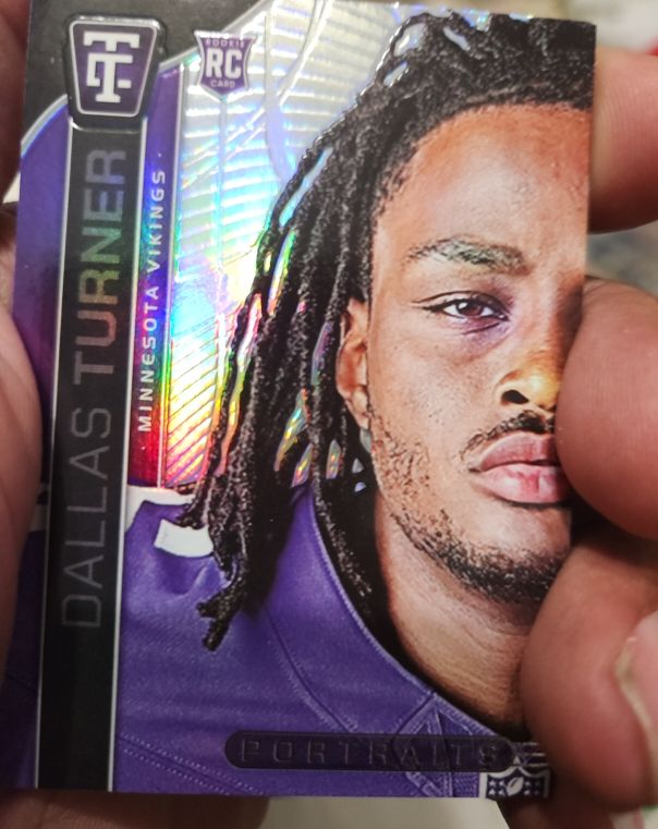 2024 Panini Totally Certified #17 Dallas Turner Portraits — front