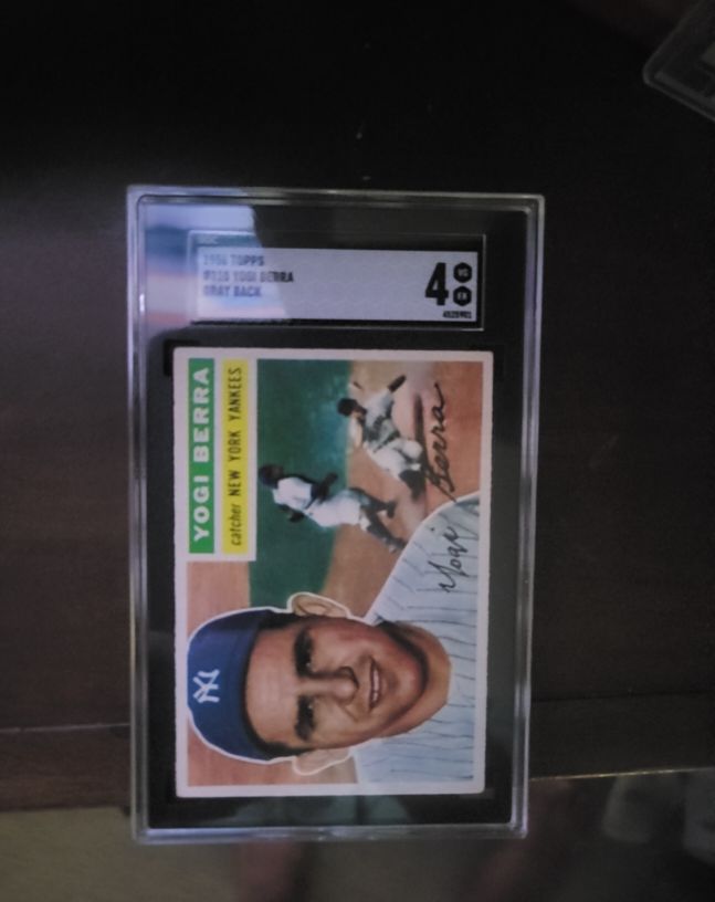 1956 Topps #110 Yogi Berra — front