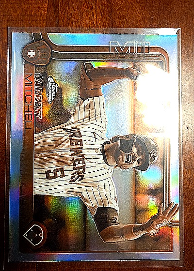 2025 Topps Chrome #28 Garrett Mitchell — front