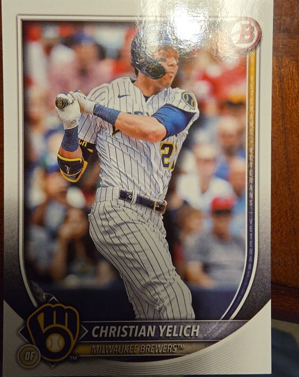 2025 Bowman #67 Christian Yelich — front