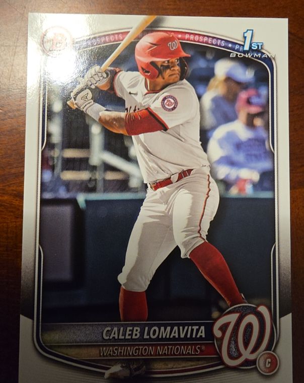 2025 Bowman #BP-120 Caleb Lomavita — front