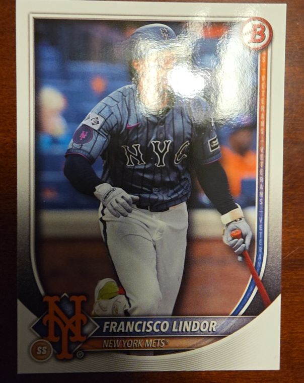 2025 Bowman #86 Francisco Lindor — front