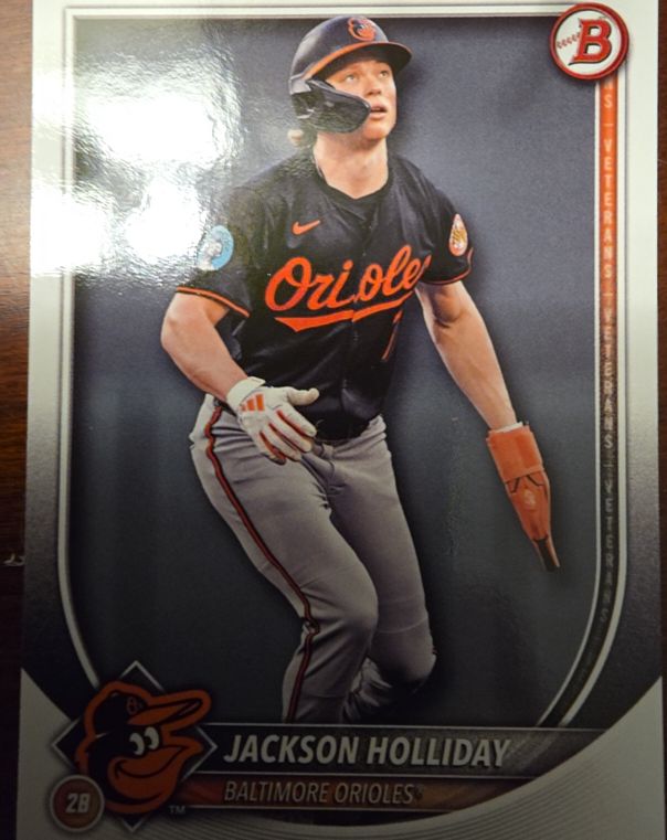 2025 Bowman #77 Jackson Holliday — front