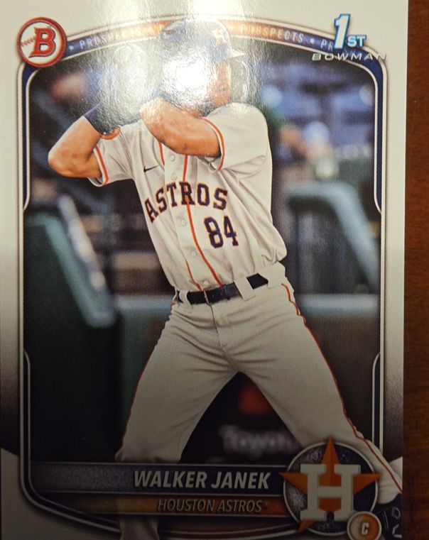 2025 Bowman #BP-15 Walker Janek — front