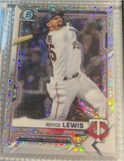 2021 Bowman Chrome #BCP-63 Royce Lewis — front