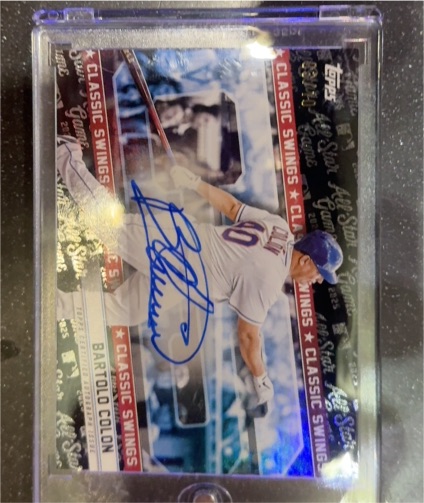 2025 Topps All Star Game #CSA-BC Bartolo Colon Classic Swings Auto — front