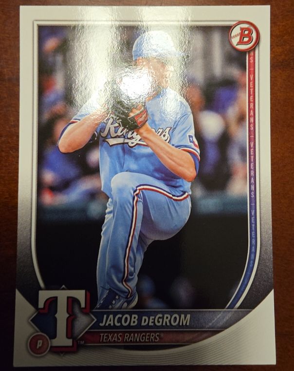 2025 Bowman #28 Jacob deGrom — front