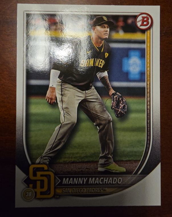 2025 Bowman #26 Manny Machado — front