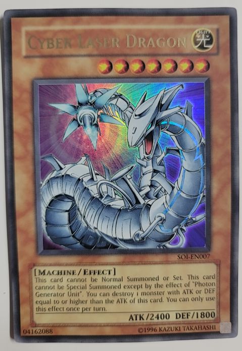 Yu-Gi-Oh! SOI-EN007 Cyber Laser Dragon — front